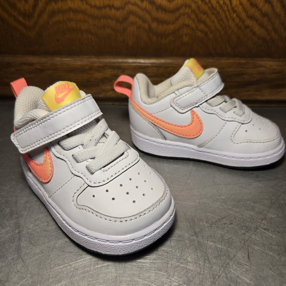 Nike Toddler Court Borough Low 2 - White and Pink